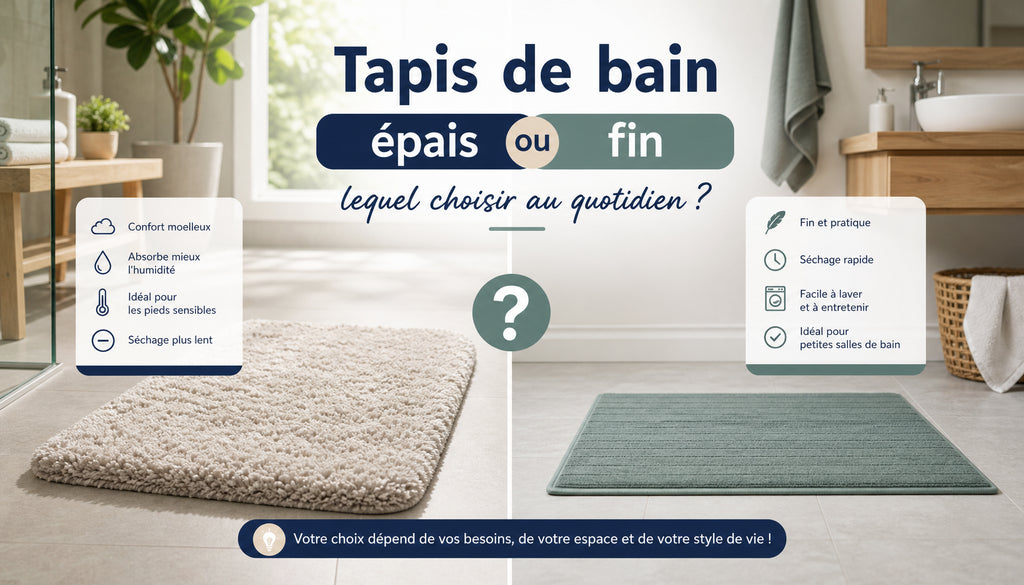 Tapis de bain epais
