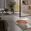 Tapis de bain design