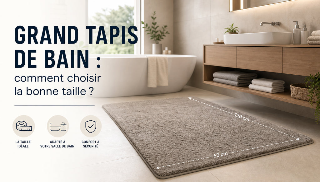Grand tapis de bain