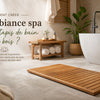Tapis de bain en bois