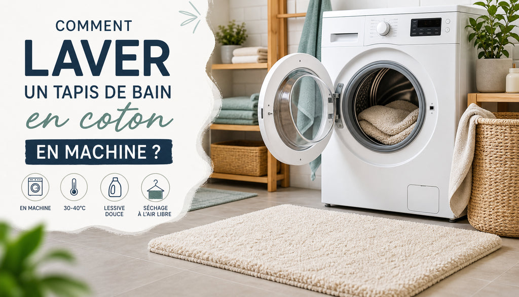 Tapis de bain coton