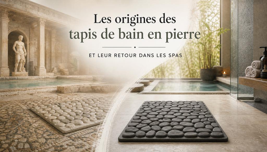 Tapis de bain en pierre