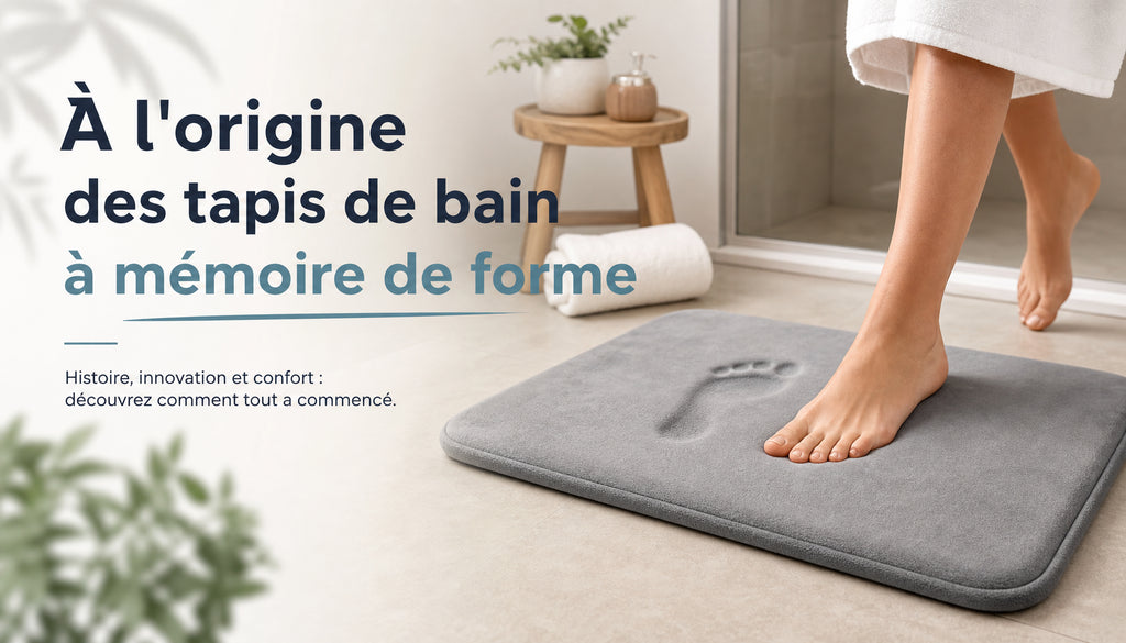 Tapis de bain a memoire de forme