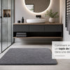 Tapis de bain gris