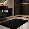 Tapis de bain noir