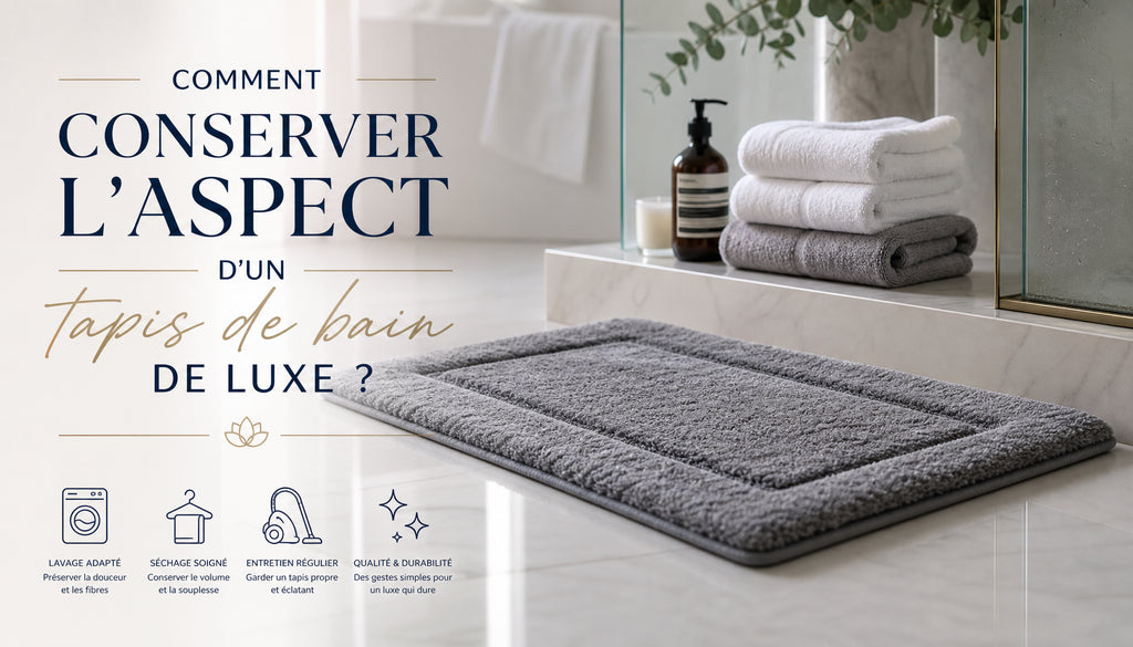 Tapis de bain luxe