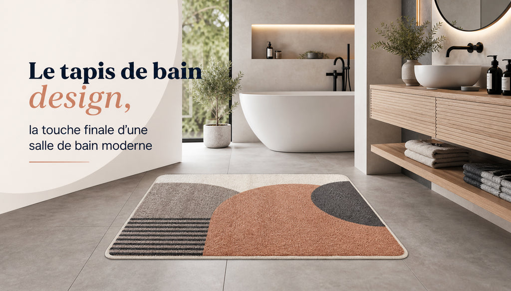 Tapis de bain design