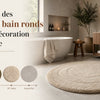 Tapis de bain rond