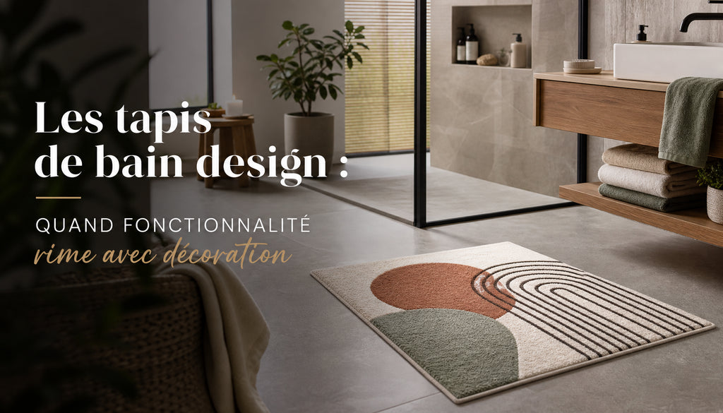 Tapis de bain design