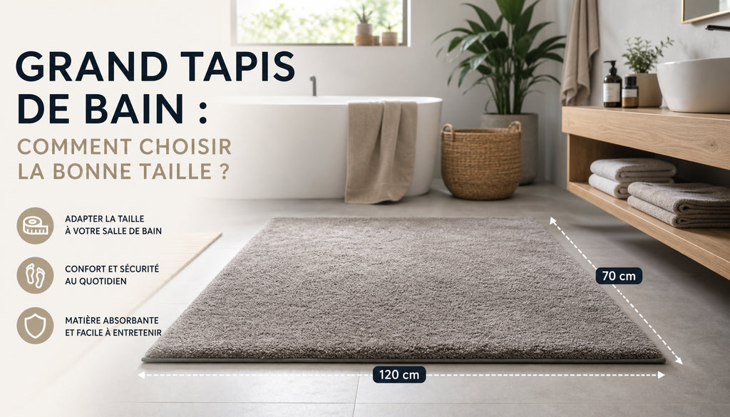 Grand tapis de bain