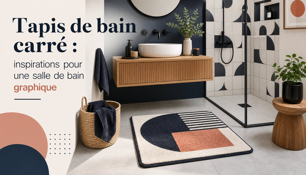 Tapis de bain carre
