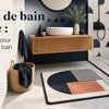 Tapis de bain carre