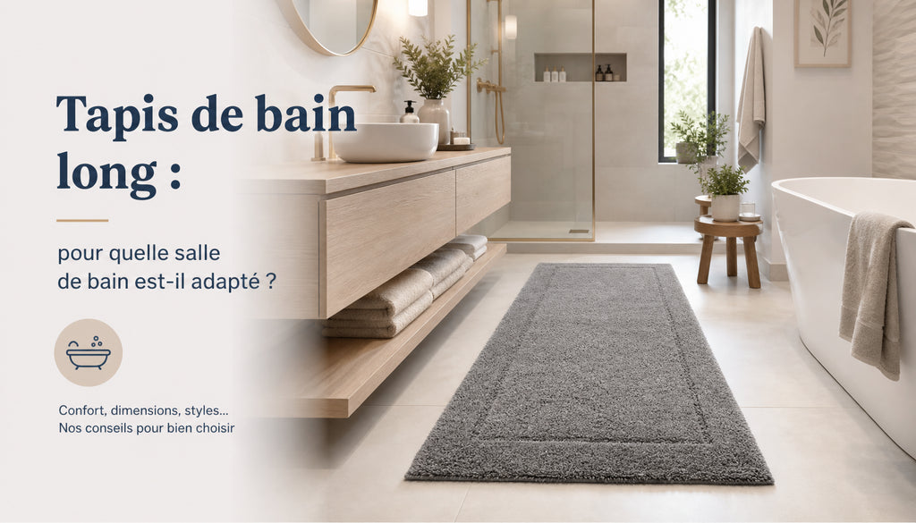 Tapis de bain long