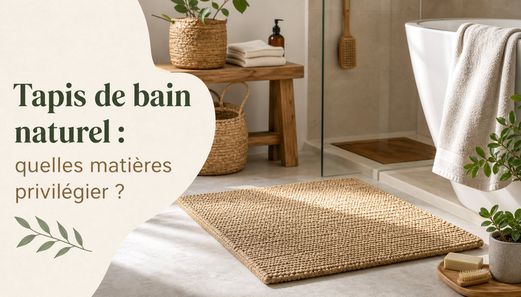 Tapis de bain naturel