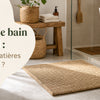 Tapis de bain naturel