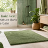 Tapis de bain vert