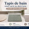 Tapis de bain rond