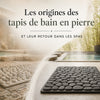 Tapis de bain en pierre