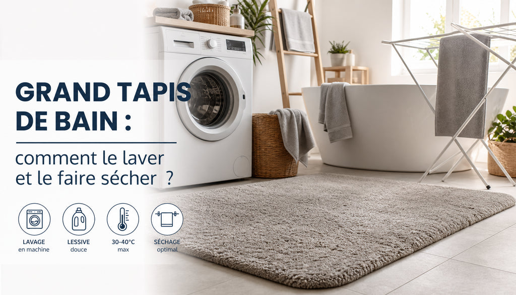 Grand tapis de bain