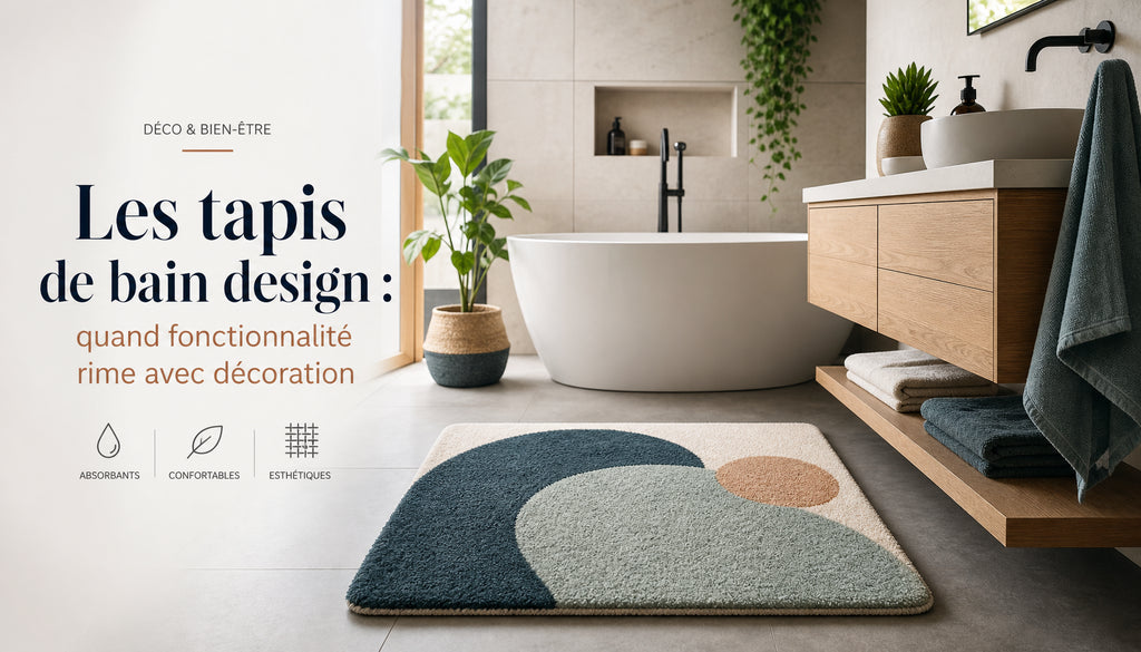 Tapis de bain design