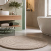 Tapis de bain rond