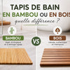 Tapis de bain en bambou