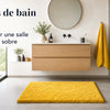 Tapis de bain jaune