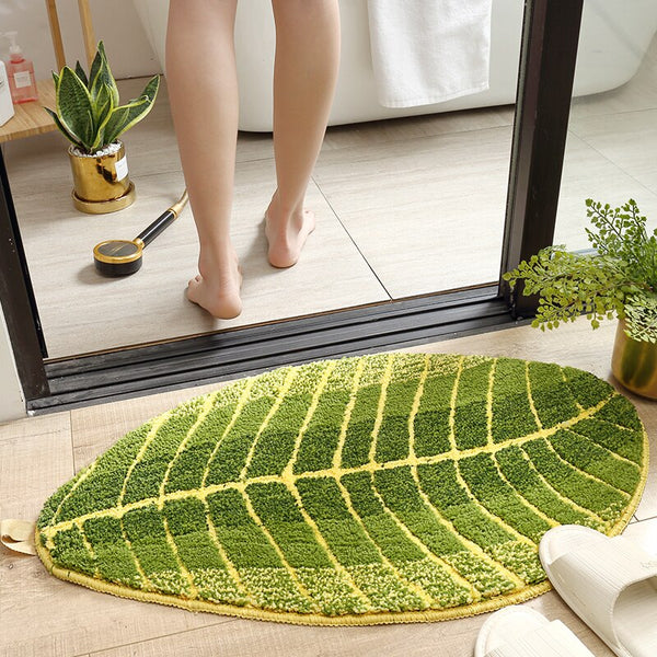 tapis-de-bain-feuille