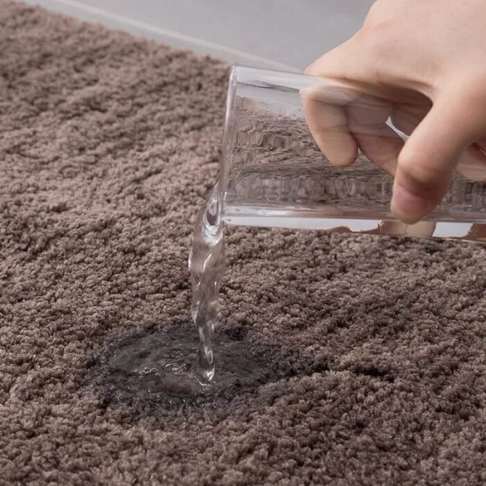 Tapis de Bain Antidérapant Gris 81