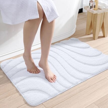 Tapis Salle de Bain Blanc 417