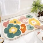 Tapis Salle de Bain Fleur 162